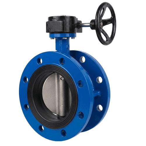 Manual Gear-Operated Flanged Butterfly Valve
