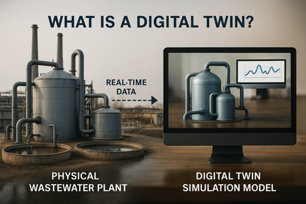 Digital Twins in Wastewater Treatment: Simulating Operations for Optimization and Compliance